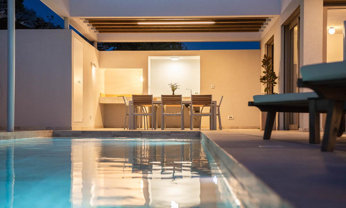 Kürzlich erbautes modernes Villa am Meer - Rogoznica.