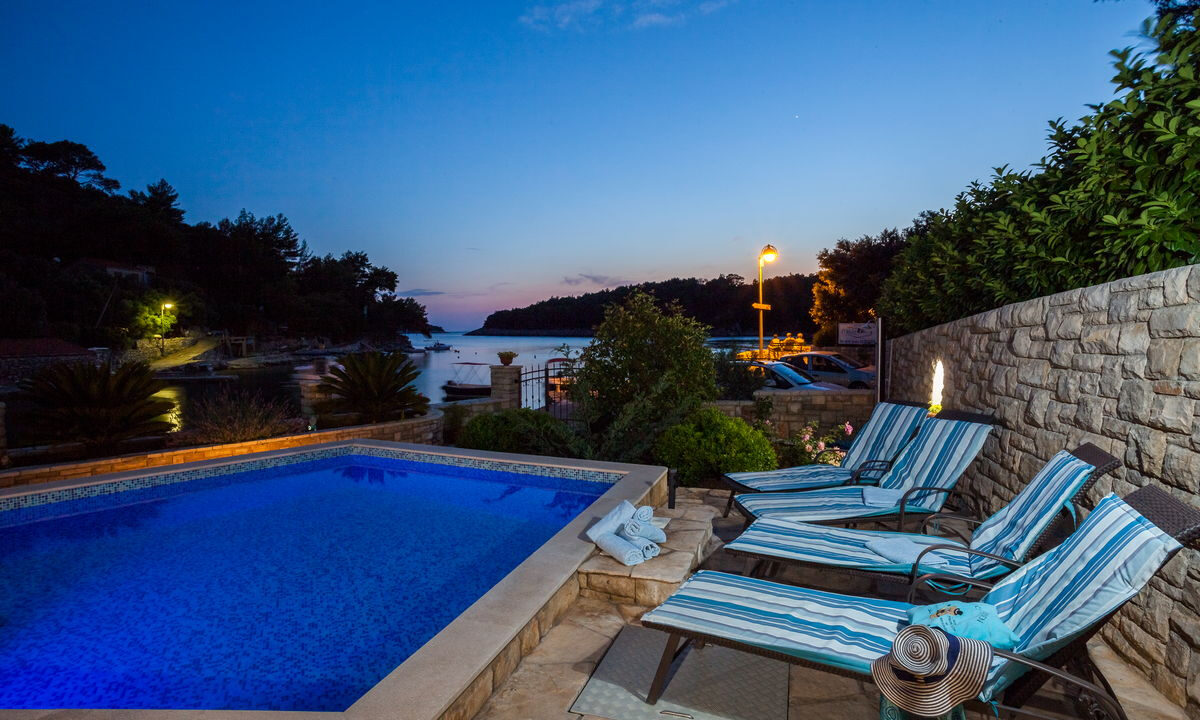 Haus am Meer in der Bucht - Insel Korcula