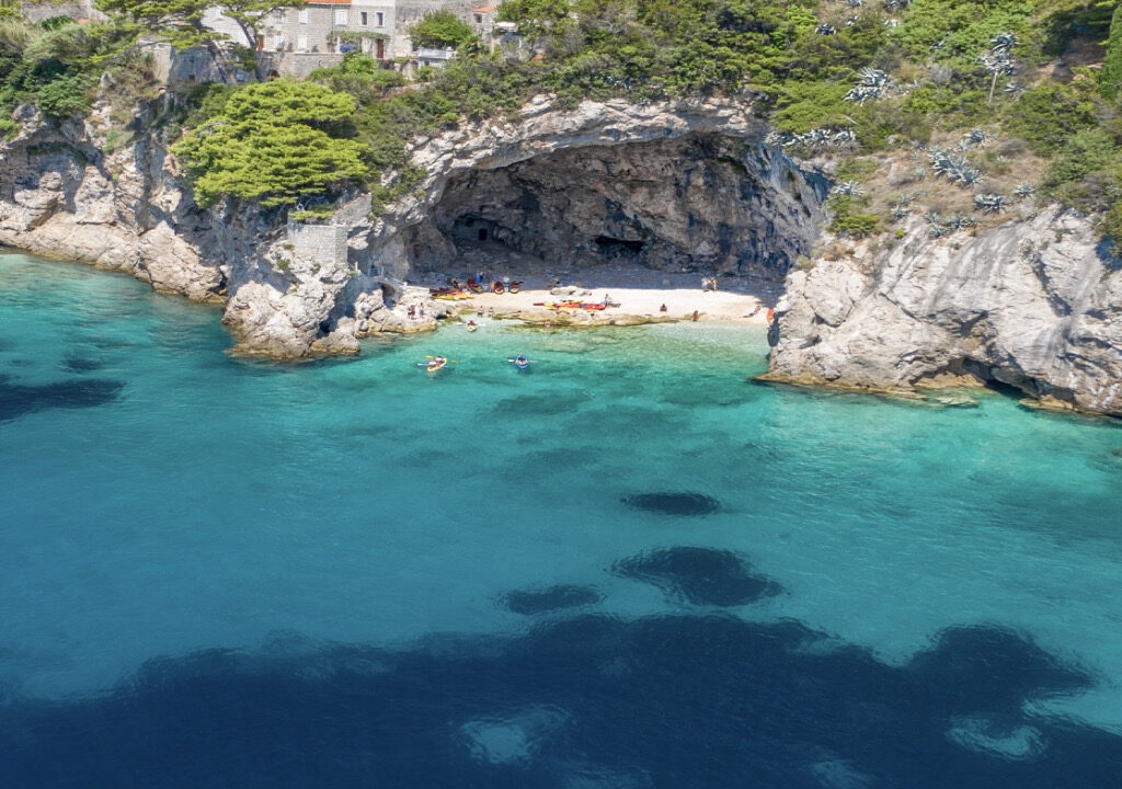 Haus mit Restaurant - Blick auf die Altstadt von Dubrovnik