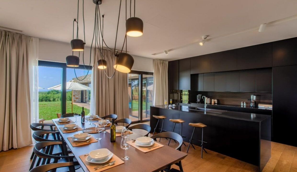 Zeitgenössische Oase, ein luxuriöser moderner Villenrückzugsort, Region Pore?