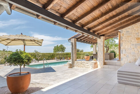 Außergewöhnliches Steinhaus Sibenik Stadtblick