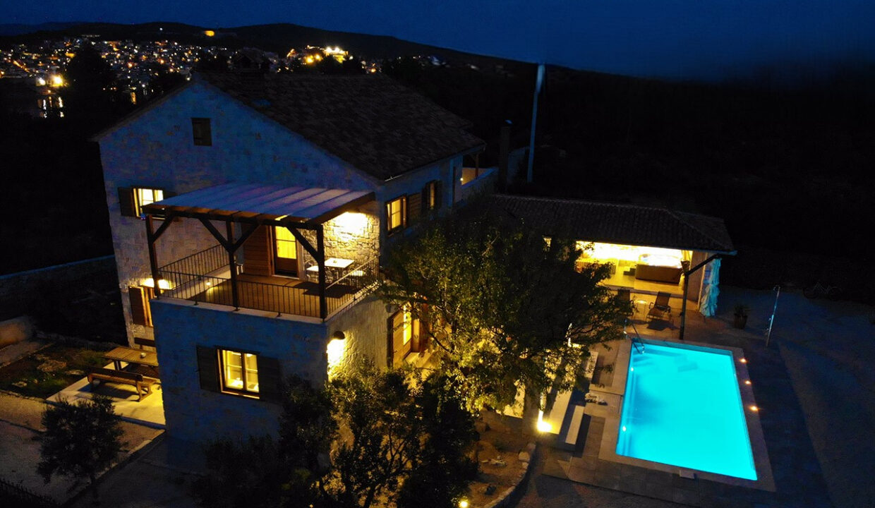 Außergewöhnliches Steinhaus Sibenik Stadtblick