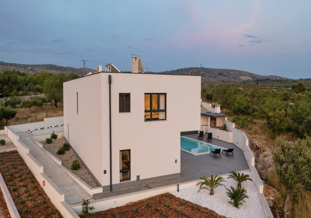 Atemberaubende ultramoderne Villa mit Meerblick - Milna, Brac
