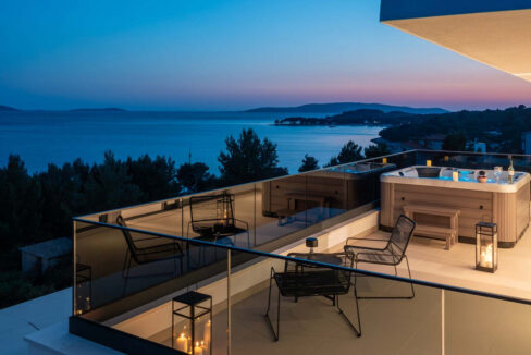 Exklusive Villa mit Meerblick Okrug Gornji