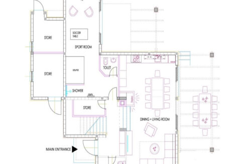 Neues modernes Haus auf der Insel Solta