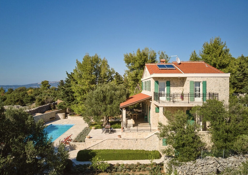 Exquisite Villa aus Stein - Die Insel Pag