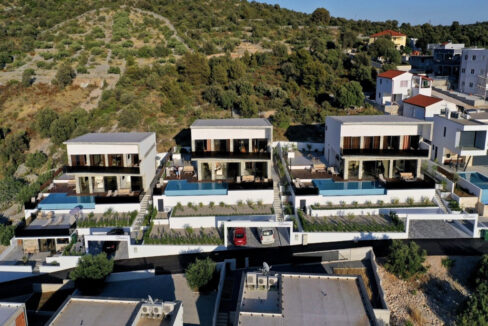 Neue Villa mit Meerblick, Rogoznica