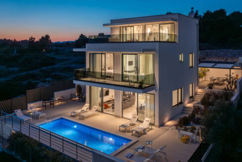 Exklusive Villa mit Meerblick Okrug Gornji