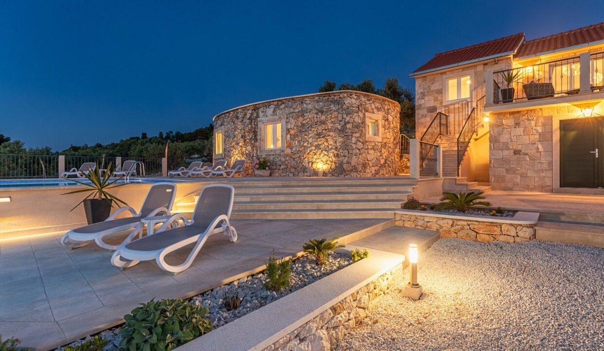 Steinhaus auf der Insel Brac