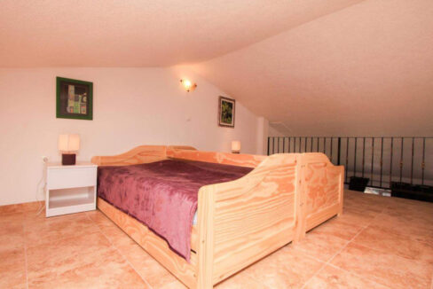 Traditionelles Haus am Meer auf der Insel Hvar