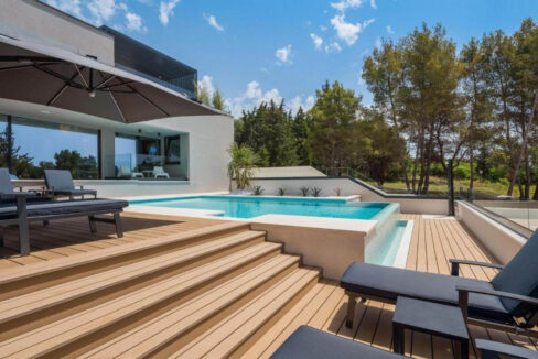 Wunderschöne Villa mit Meerblick in der Nähe von Zadar