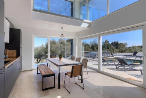 Villa mit Meerblick bei Labin