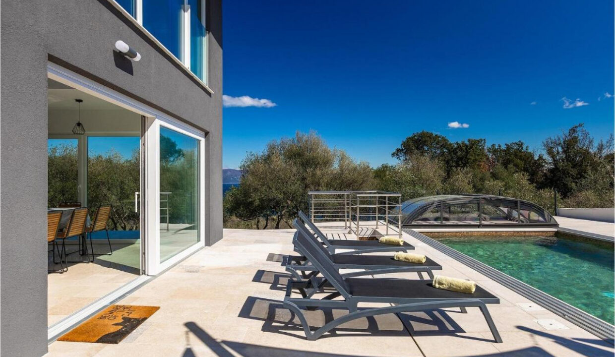 Villa mit Meerblick bei Labin