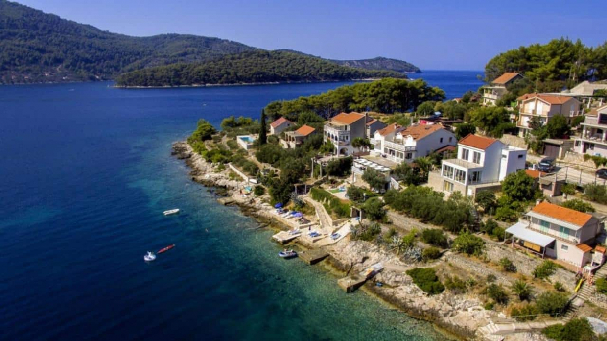 Haus am Meer auf der Insel Korcula