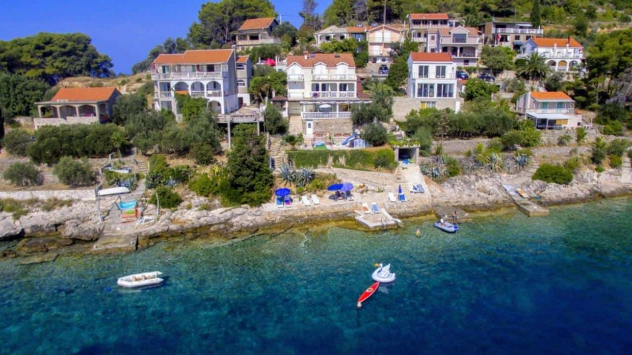 Haus am Meer auf der Insel Korcula